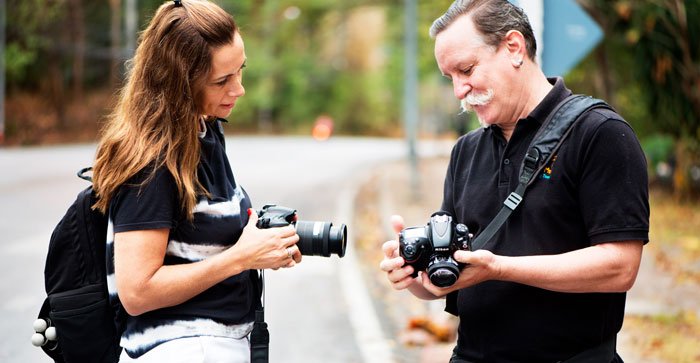 Kevin Landwer-Johan teaching photography