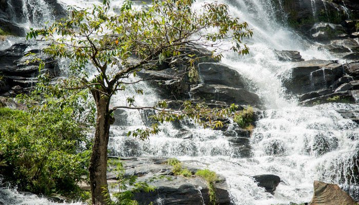 Ma Ya Waterfall at Doi Inthanon near to Suan Sook Boutique bed and breakfast homestay accommodation