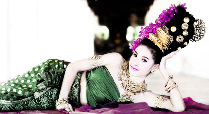 Reclining Thai Model During a Suan Sook Photography Retreat in northern Thailand.