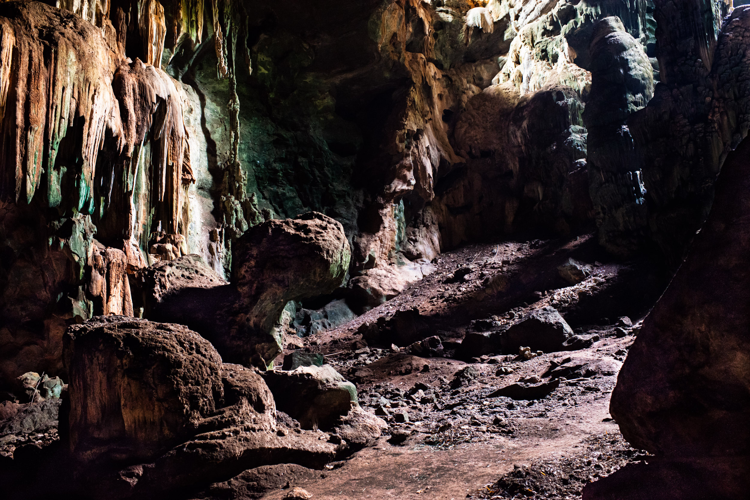 cave interior in northern Thailand